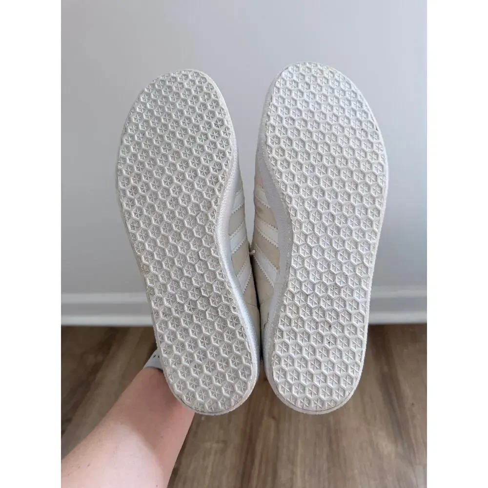 Adidas Gazelle Cream Low-Too Suede Sneakers-Size 7